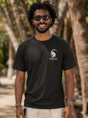 Cotton T-shirt Black
